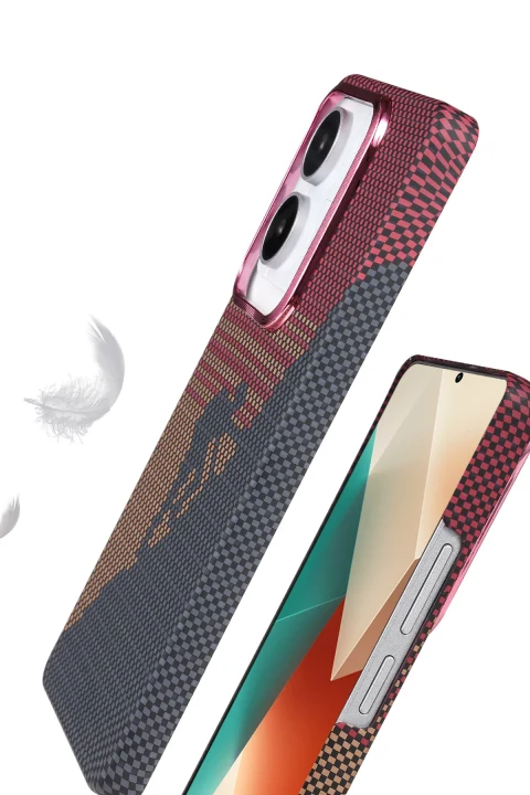 uryport Xiaomi Redmi Note 13 Pro 4G Vega Magsafe Kapak - Çöl Titanyum