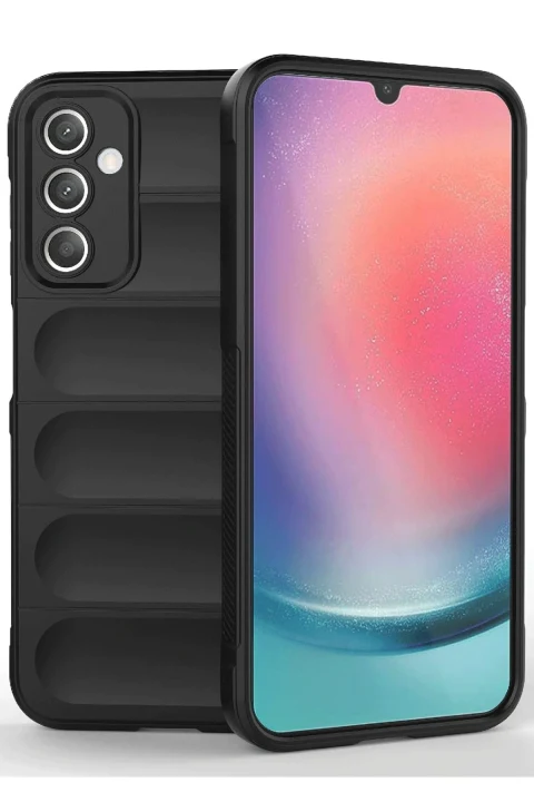 uryport Samsung A36 Kılıf Optimum Silikon - Siyah