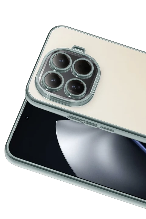 uryport Xiaomi Mi 15T Pro Razer Lensli Silikon - Gümüş