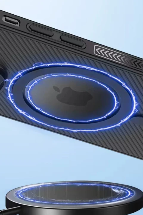 Movenchy Apple iPhone 14 Pro Max Kılıf PP Magsafe Kapak - Beyaz