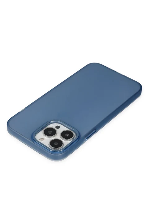 uryport Apple iPhone 13 Pro Kılıf Modos Metal Kapak - Lacivert