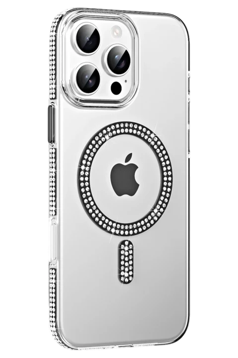 Joko Apple iPhone 16 Pro Move Taşlı Magsafe Kapak - Siyah