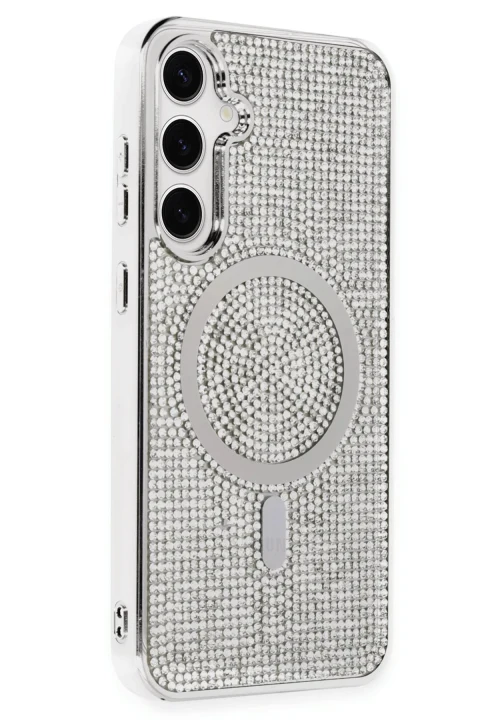 Joko Samsung Galaxy S23 Kılıf Helen Magsafe Kapak - Gümüş