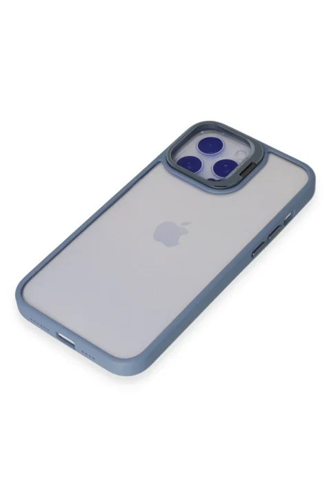 Joko Apple iPhone 13 Pro Max Kılıf Roblox Lens Standlı Kapak - Sierra Blue