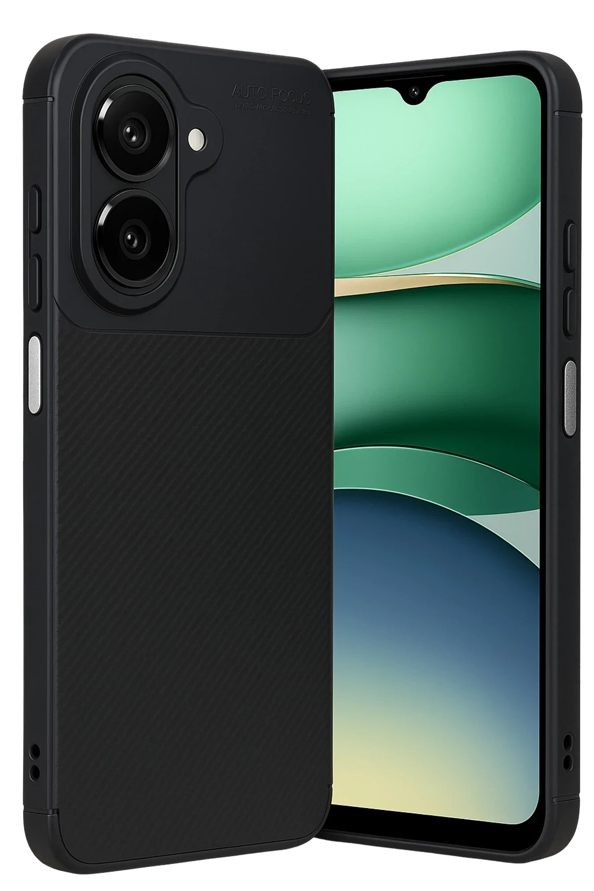 uryport Xiaomi Redmi A5 4G Auto Focus Karbon Kapak - Siyah