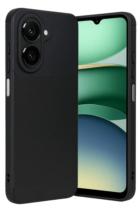 uryport Xiaomi Redmi A5 4G Auto Focus Karbon Kapak - Siyah