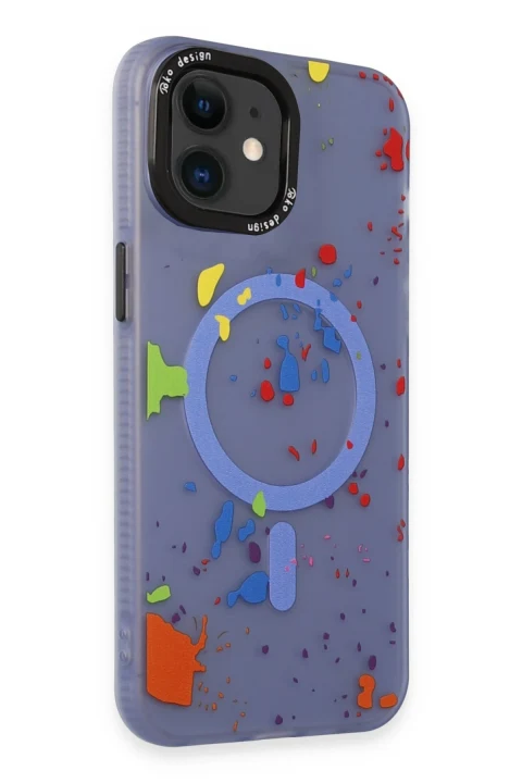 Joko Apple iPhone 11 Colorful Magsafe Kapak - Sierra Blue