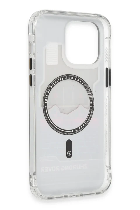 Keep Off Apple iPhone 14 Pro Kılıf Clone Space Magsafe Kapak - Clone - 7