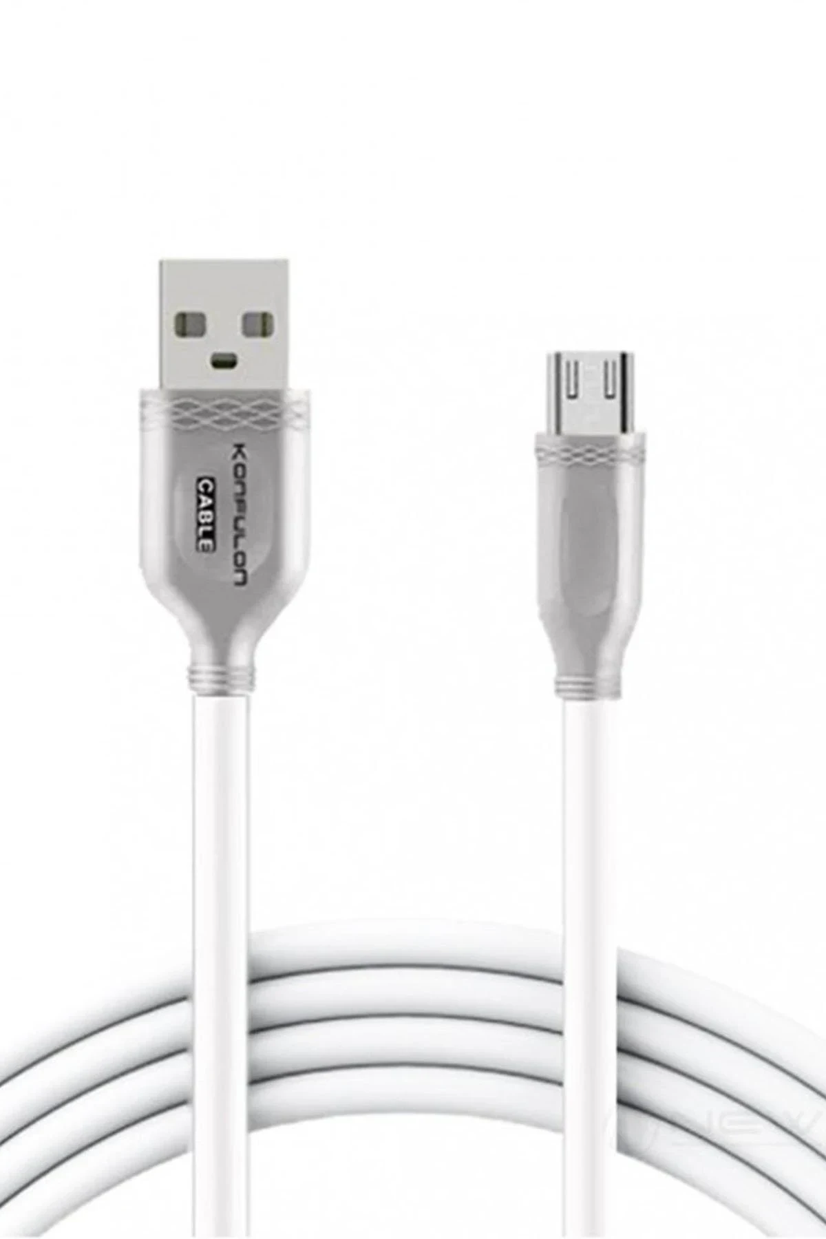 Konfulon S47 Micro USB Kablo 1M 3A - Beyaz