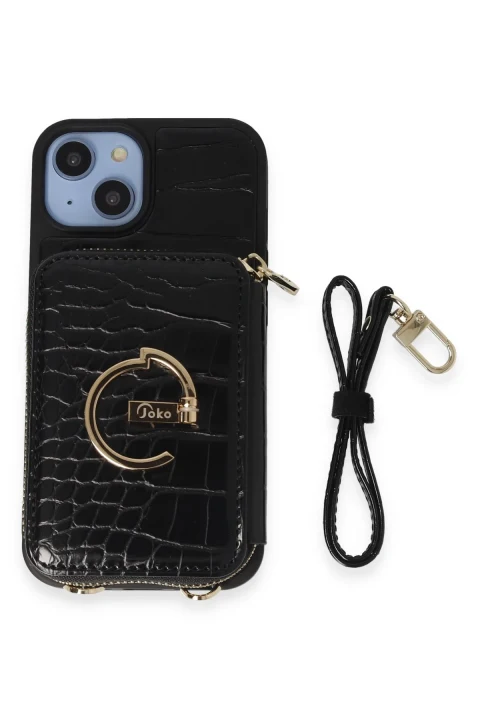Joko Apple iPhone 14 Kılıf Ermes Kapak - Siyah