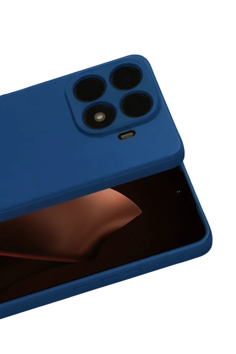 uryport Xiaomi Mi 15T Pro Nano içi Kadife Silikon - Lacivert