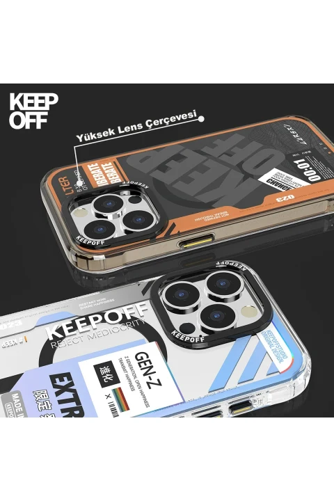 Keep Off Apple iPhone 15 Pro Max Imagination Of Time Magsafe Kapak - Escape From