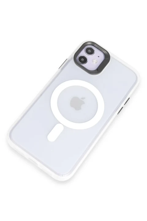 Joko Apple iPhone 11 Kılıf Mateks Magsafe Kapak - Beyaz
