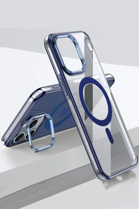 Joko Apple iPhone 15 Pro Max Drop Magsafe Kapak - Lacivert