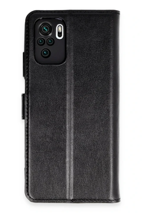 uryport Redmi Note 10 Trend S Plus Kapaklı Kılıf - Siyah
