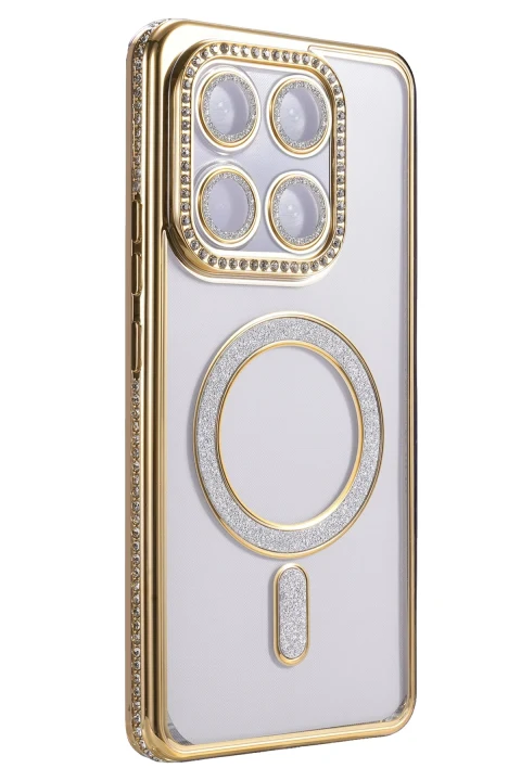 uryport Xiaomi Mi 15T Pro Joke Simli Magneticsafe Kılıf - Gold