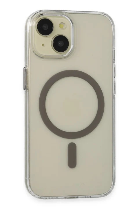 Joko Apple iPhone 15 Bubble Magsafe Kapak - Titan Gri