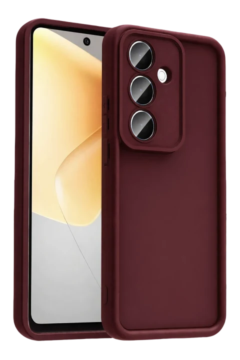 uryport Samsung Galaxy A37 5G Viera Silikon - Bordo