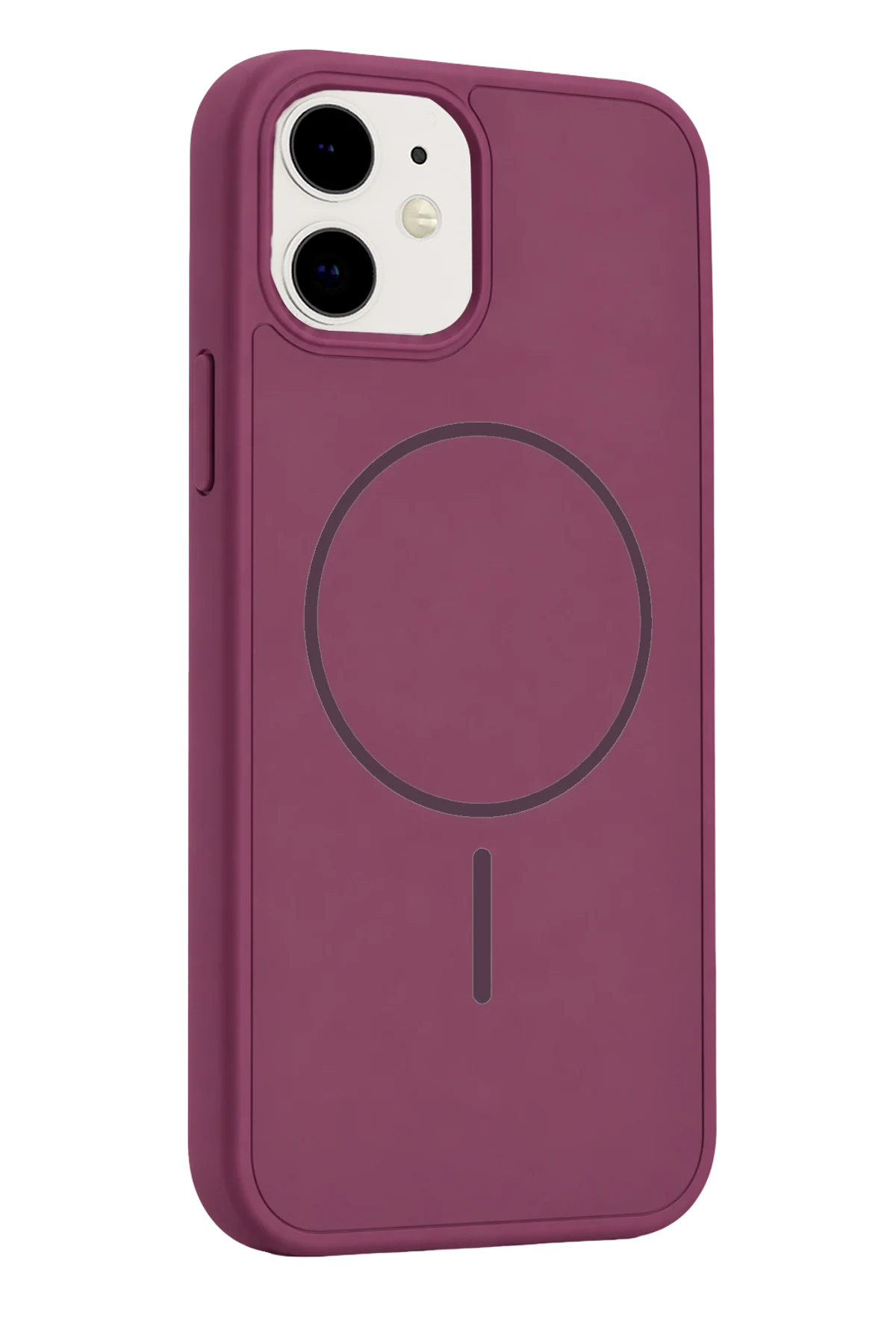 uryport Apple iPhone 12 Azus Magsafe Kapak - Bordo