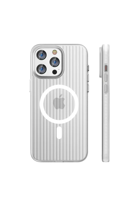 Joko Apple iPhone 14 Pro Max Line Magsafe Kapak - Beyaz