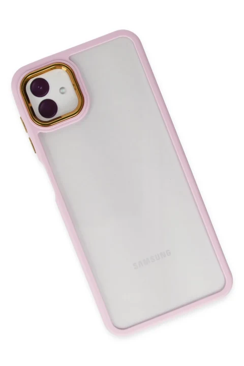 uryport Samsung Galaxy A04 Kılıf Dora Kapak - Pudra