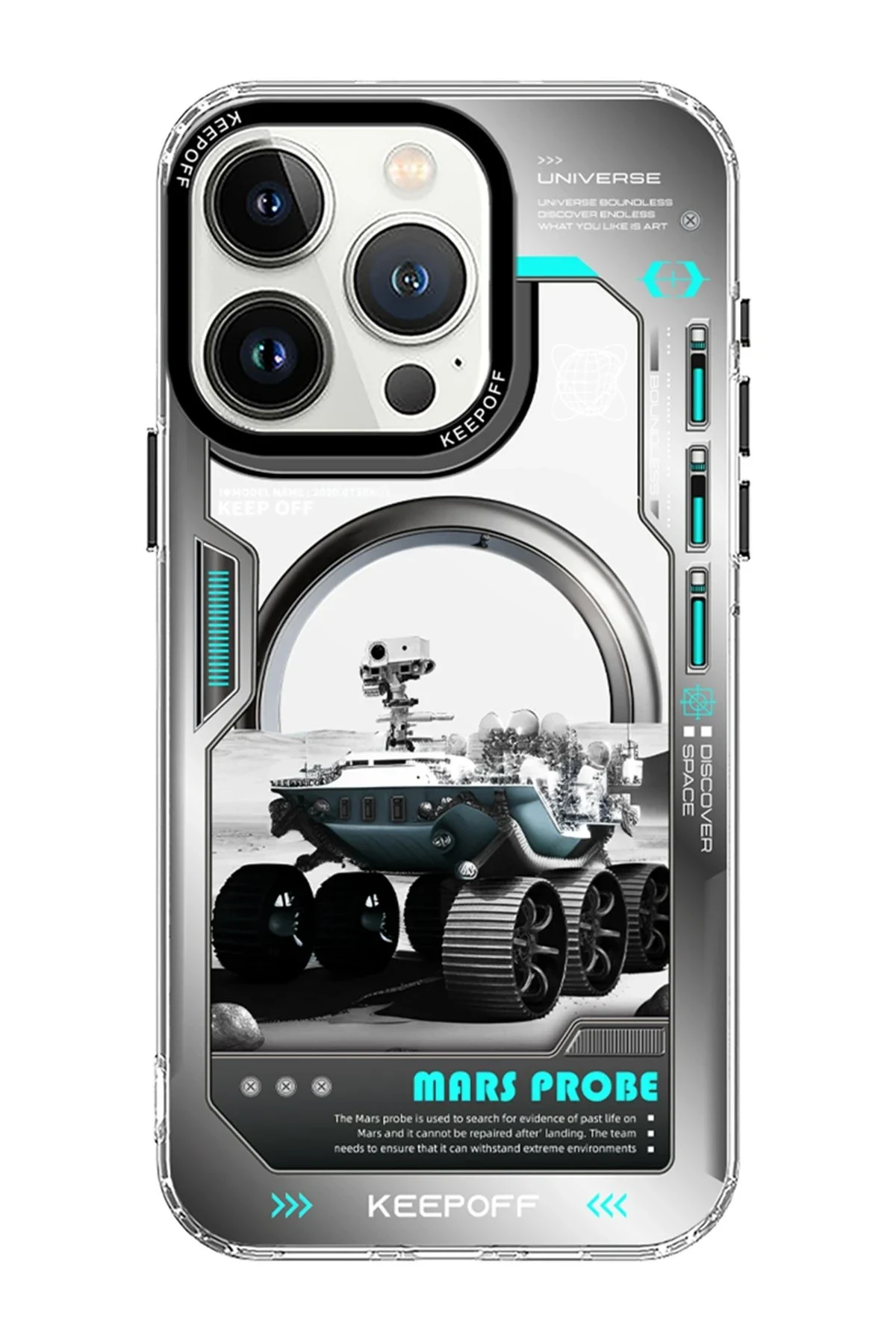 Keep Off Apple iPhone 15 Pro Aerospace Magsafe Kapak - Explore