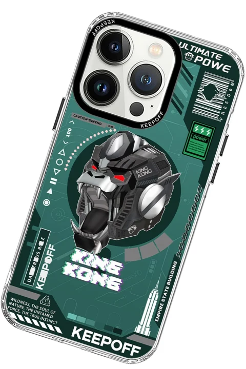 Keep Off Apple iPhone 15 Pro Max DNA Magsafe Kapak - King Kong