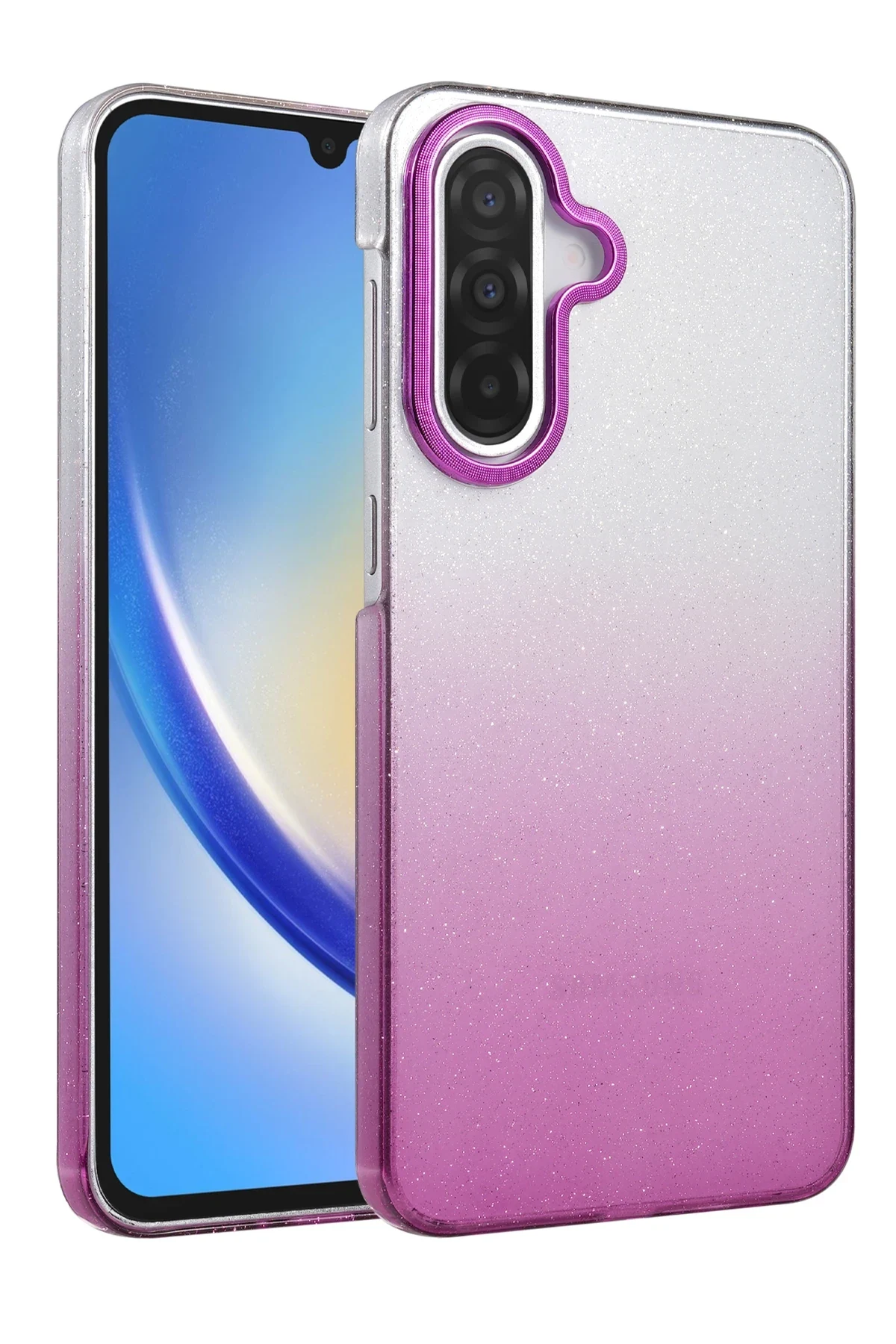 uryport Samsung Galaxy A56 Glossy Kapak - Mor