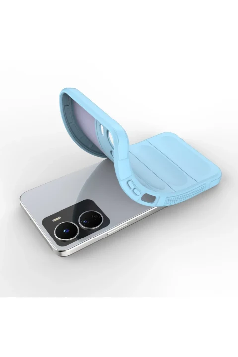 uryport Vivo Y16 Kılıf Optimum Silikon - Sky Blue