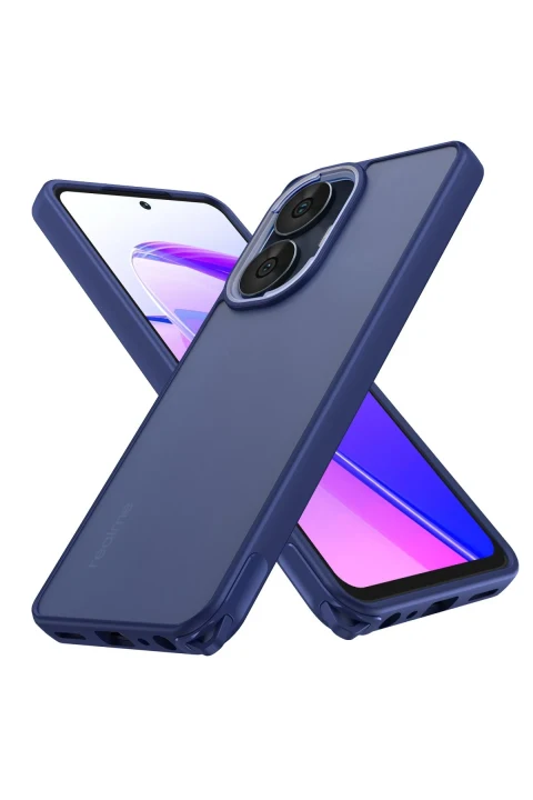 uryport Realme C55 Kılıf Elegant Kapak - Lacivert