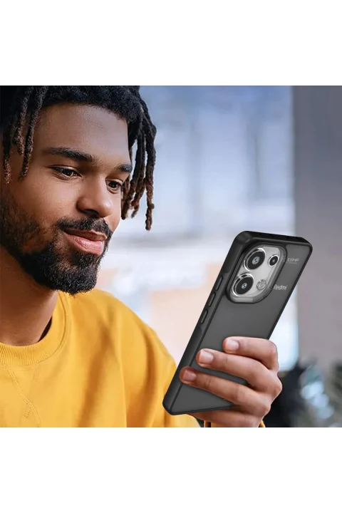 uryport Xiaomi Redmi Note 13 4G Kılıf Elegant Kapak - Yeşil