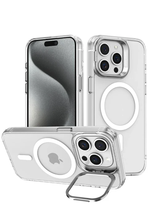 Joko Apple iPhone 16 Pro Max Armor Magsafe Kapak - Şeffaf