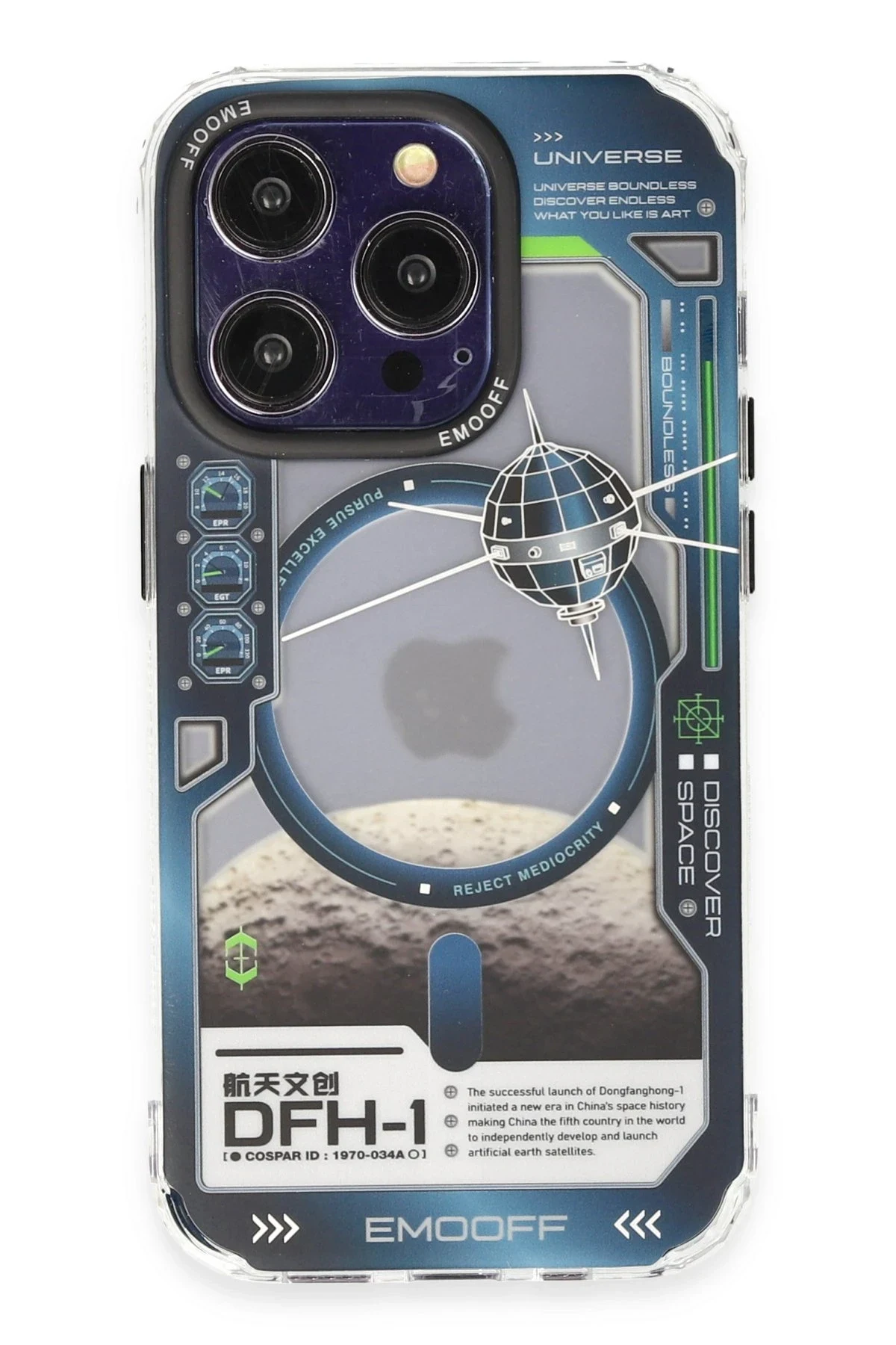 Keep Off Apple iPhone 14 Pro Kılıf Clone Space Magsafe Kapak - Clone - 5