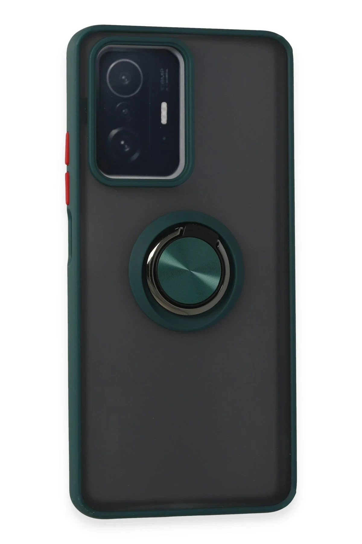 uryport Xiaomi Mi 11T Pro Kılıf Montreal Yüzüklü Silikon Kapak - Yeşil