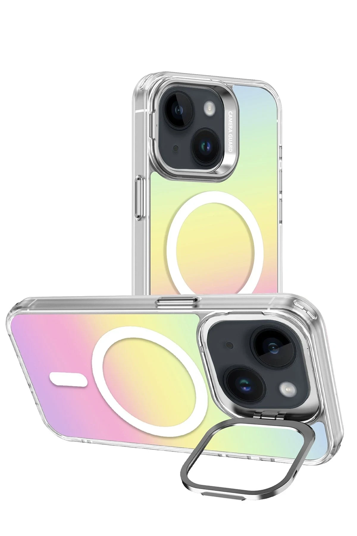 Joko Apple iPhone 14 Armor Magsafe Kapak - Rainbow