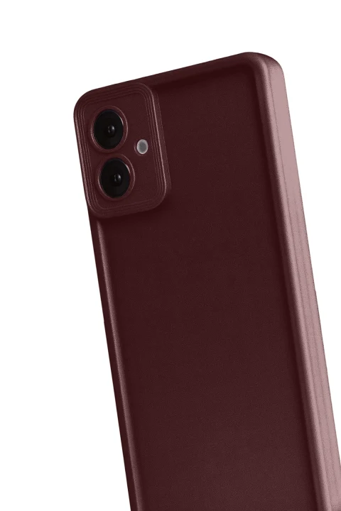 uryport Samsung Galaxy A07 4G Viera Silikon - Bordo