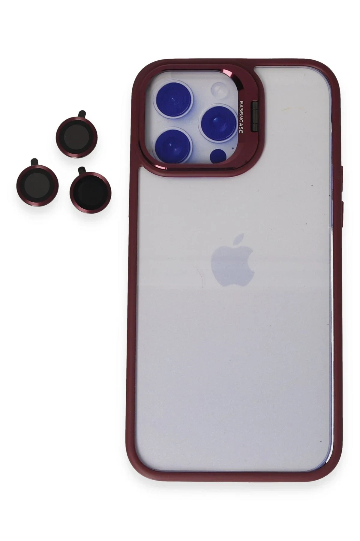 Joko Apple iPhone 14 Pro Max Kılıf Roblox Lens Standlı Kapak - Bordo