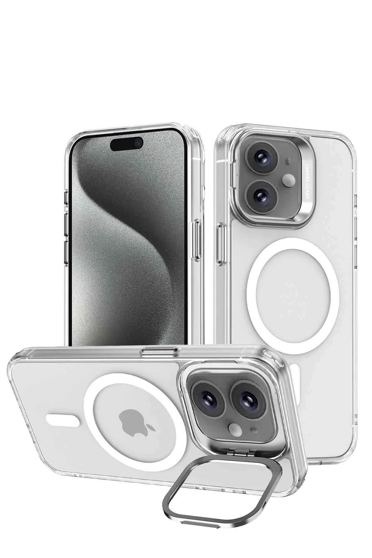 Joko Apple iPhone 16 Armor Magsafe Kapak - Şeffaf