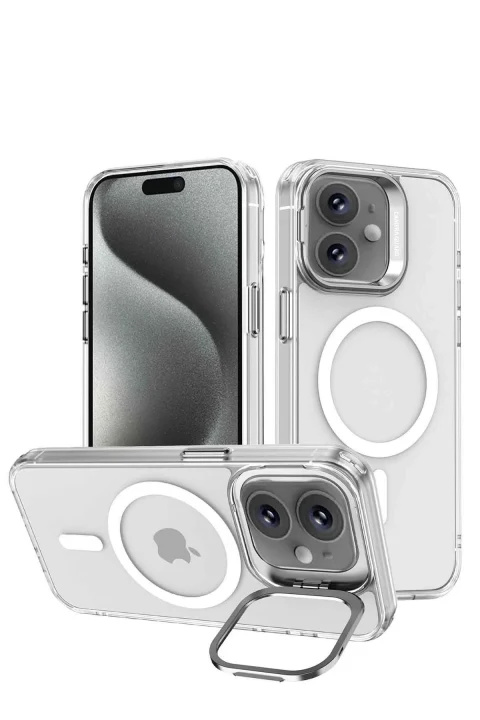 Joko Apple iPhone 16 Armor Magsafe Kapak - Şeffaf