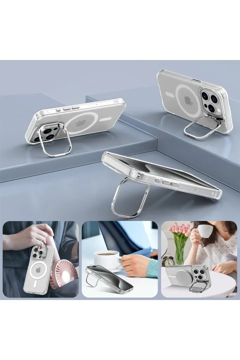Joko Apple iPhone 14 Pro Max Armor Magsafe Kapak - Siyah