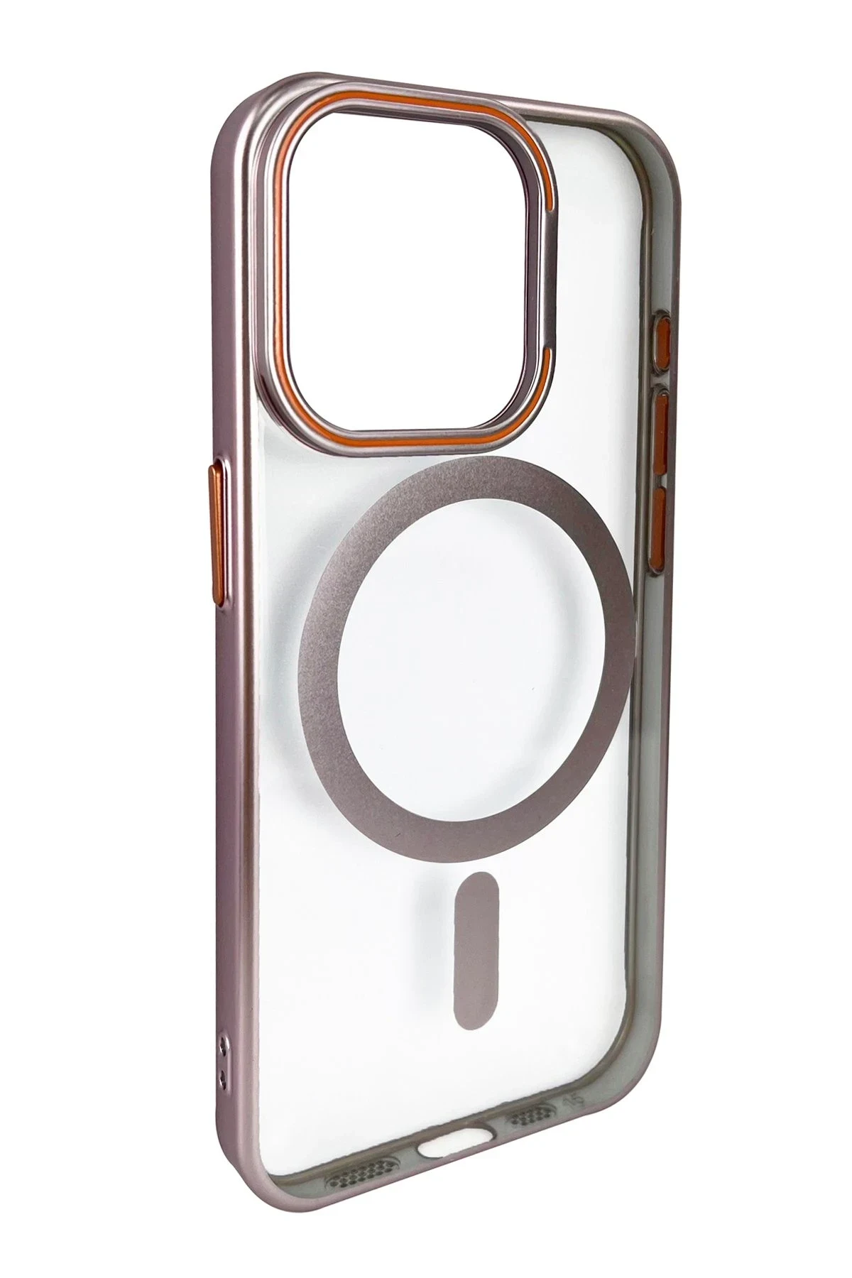 Joko Apple iPhone 14 Crown Lens Standlı Magsafe Kapak - Pembe