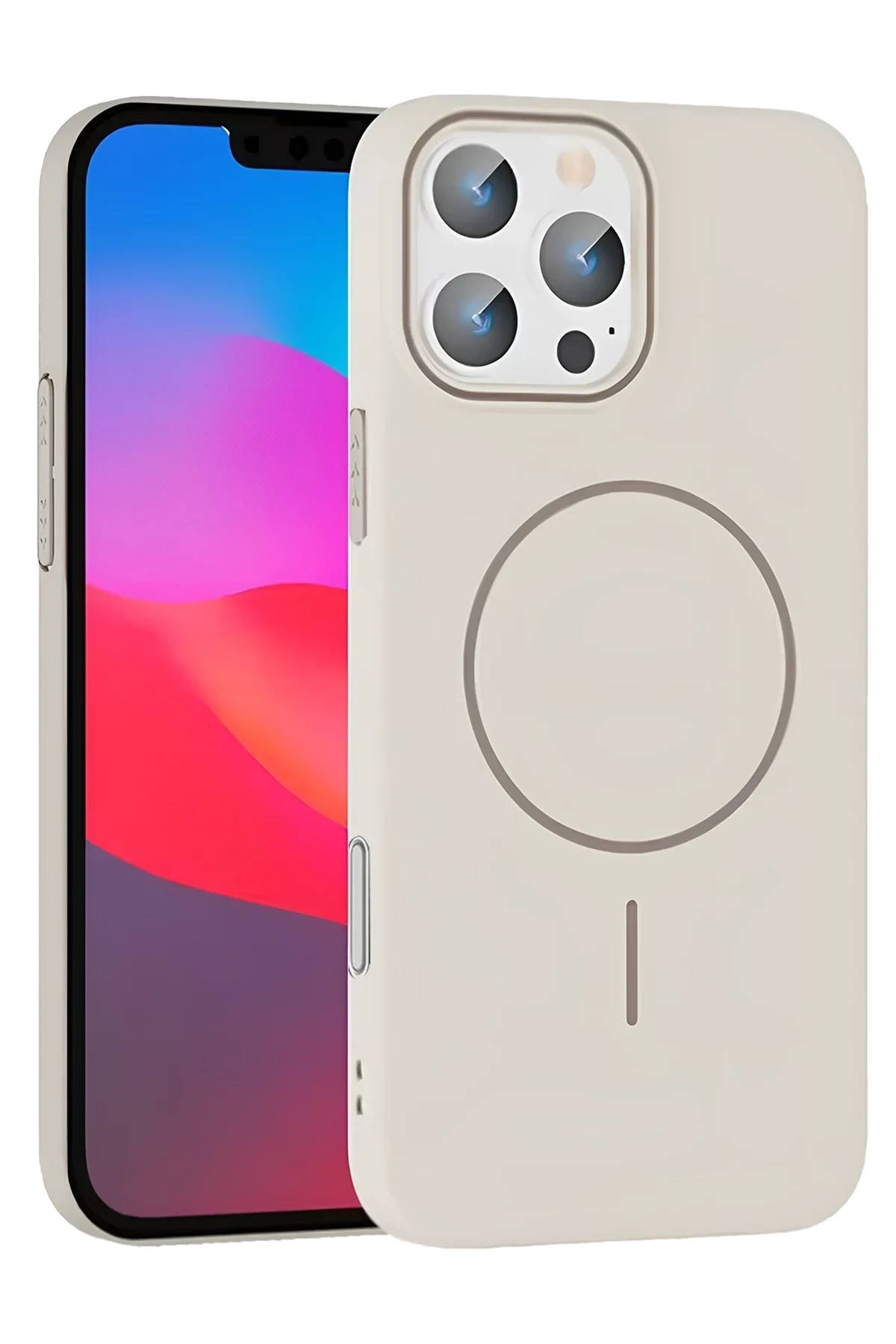 Joko Apple iPhone 16 Pro Max Broş Magsafe Kapak - Krem