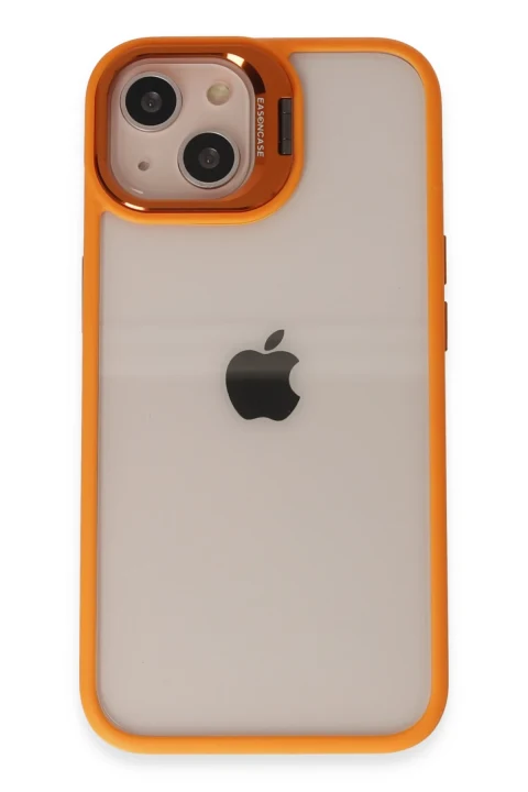 Joko Apple iPhone 15 Kılıf Roblox Lens Standlı Kapak - Turuncu