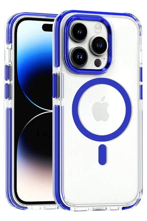 Joko Apple iPhone 14 Pro Max Bella Magsafe Kapak - Mavi