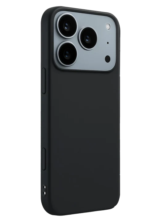 uryport Apple iPhone 18 Pro Max First Silikon - Siyah