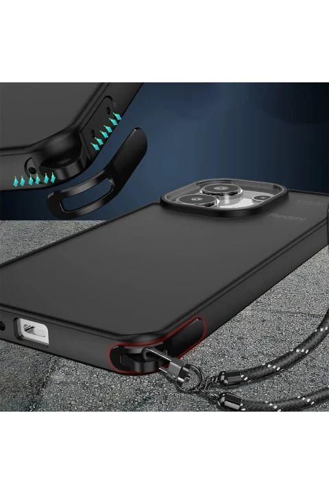 uryport Xiaomi Redmi Note 13 4G Kılıf Elegant Kapak - Yeşil