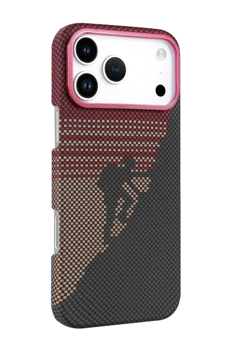 uryport Apple iPhone 17 Pro Vega Magsafe Kapak - Kırmızı
