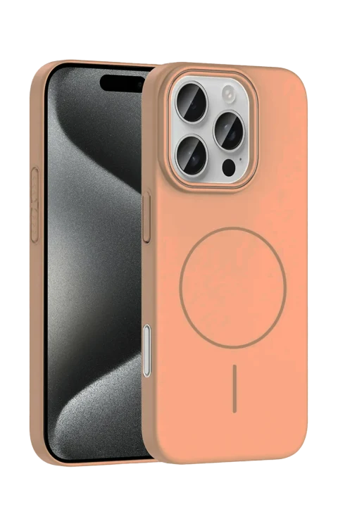 Joko Apple iPhone 16 Pro Broş Magsafe Kapak - Çöl Titanyum