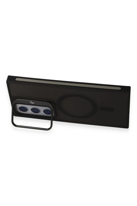 Joko Samsung Galaxy S24 Ultra Flet Lens Magsafe Kapak - Siyah