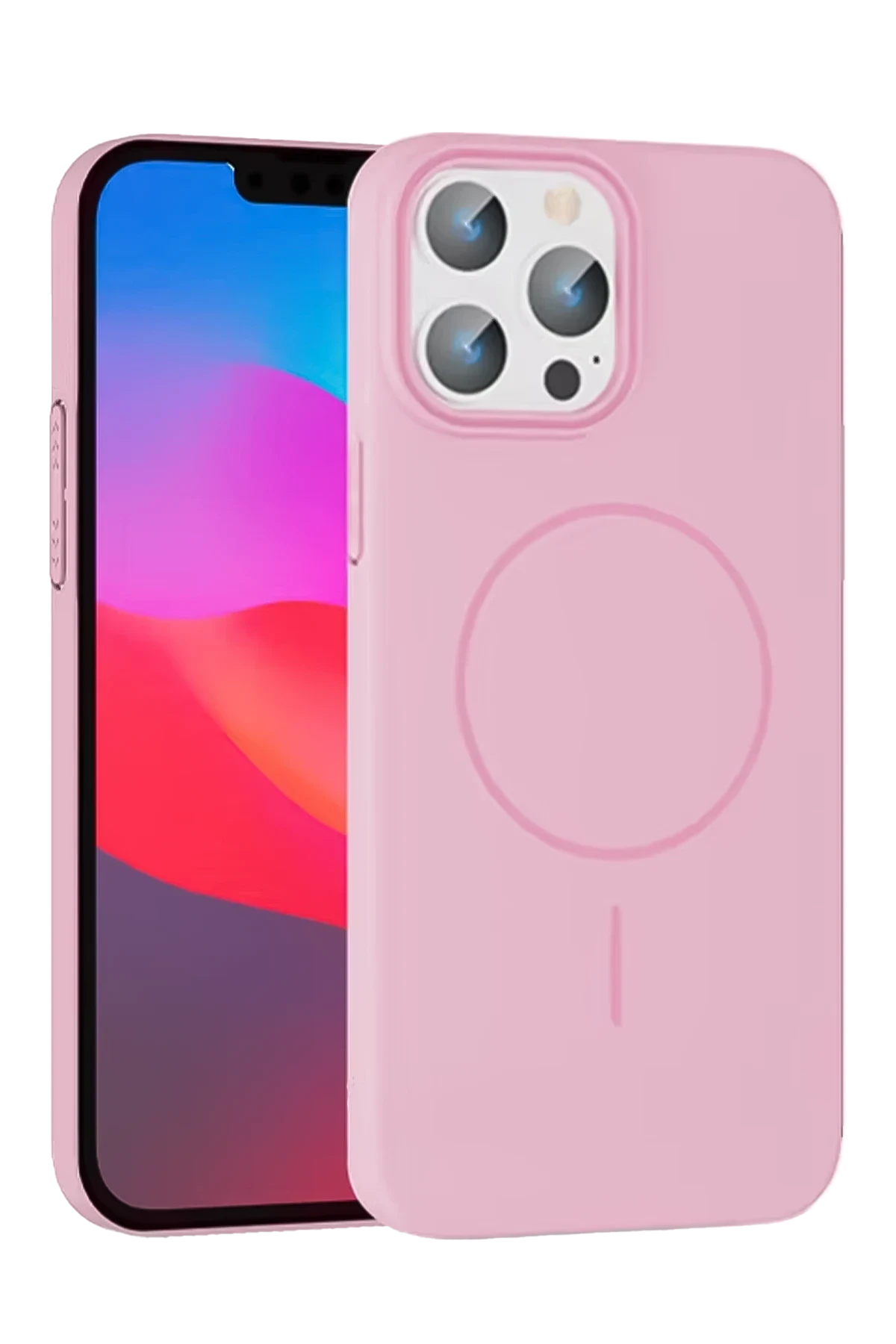 Joko Apple iPhone 14 Pro Max Broş Magsafe Kapak - Pembe